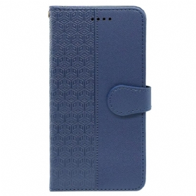 Lederhüllen Xiaomi Redmi Note 14 Pro 4g Handyhülle Würfelbordüre Und Riemen