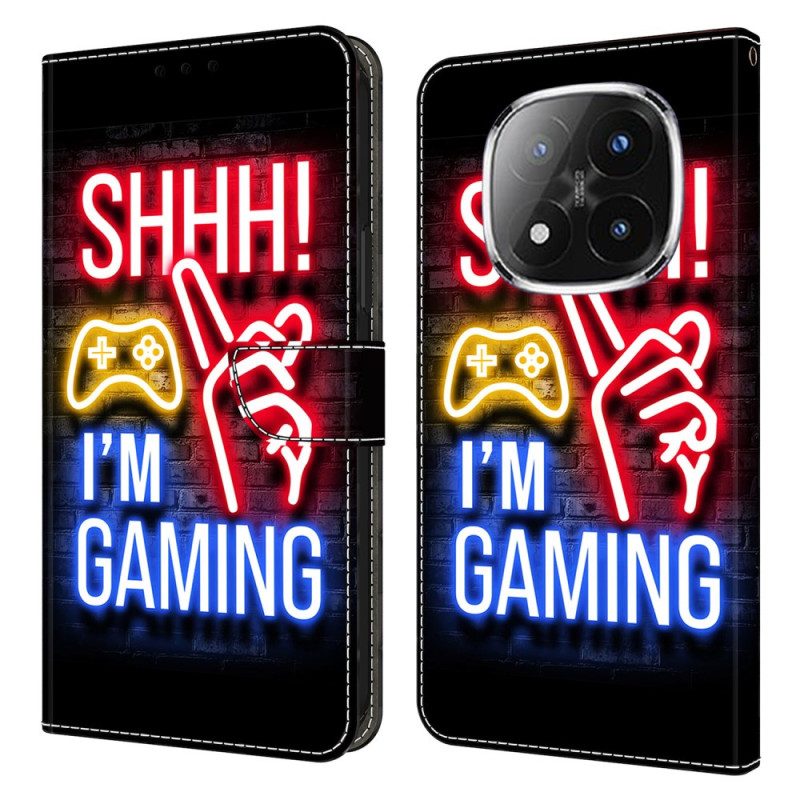 Lederhüllen Xiaomi Redmi Note 14 Pro 4g Neonmuster