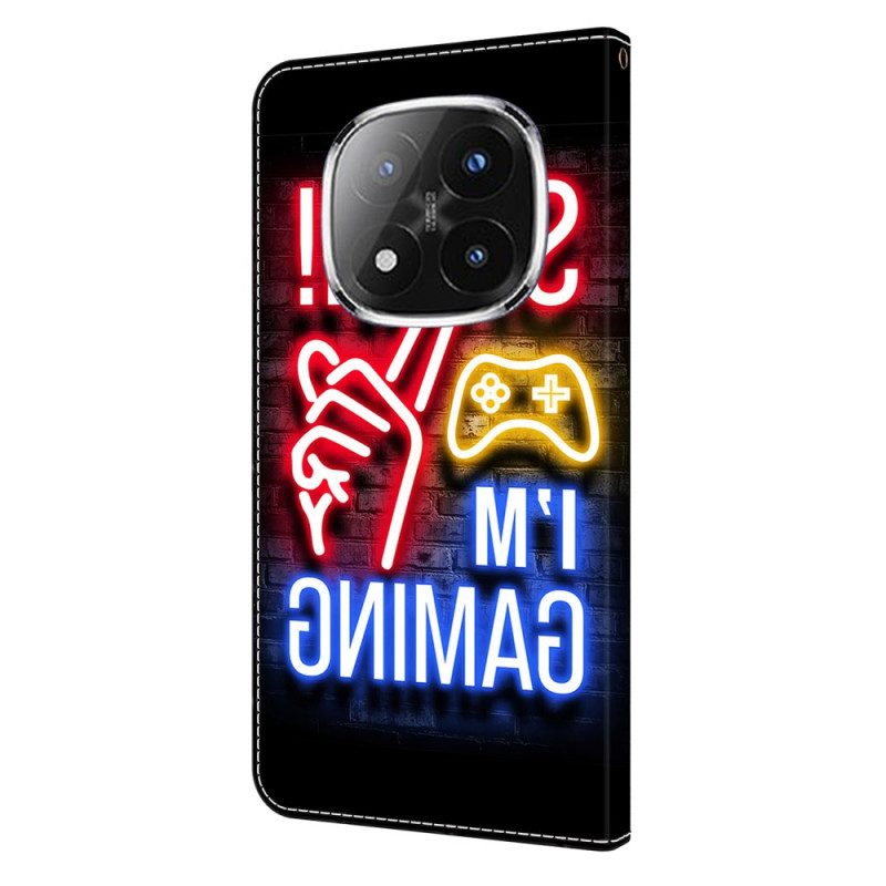 Lederhüllen Xiaomi Redmi Note 14 Pro 4g Neonmuster