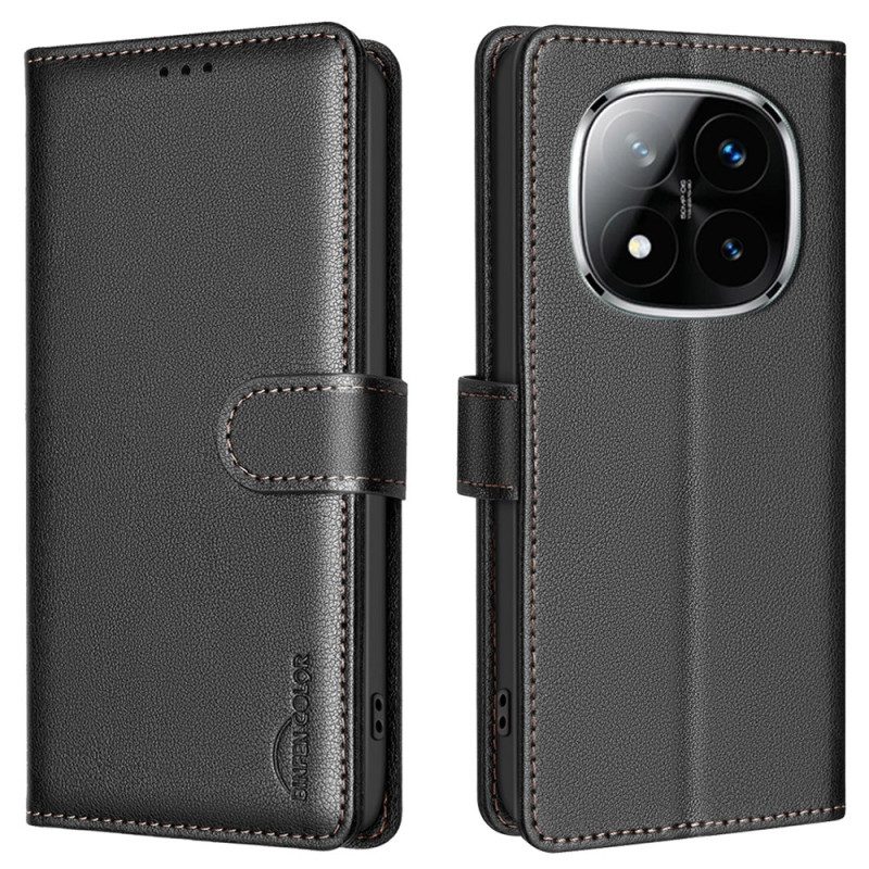 Lederhüllen Xiaomi Redmi Note 14 Pro 4g Rfid-schutz Binfen Color