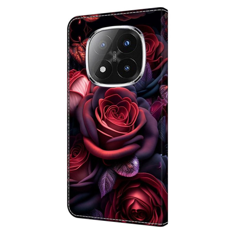 Lederhüllen Xiaomi Redmi Note 14 Pro 4g Rosen