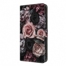Lederhüllen Xiaomi Redmi Note 14 Pro 4g Rosendekor