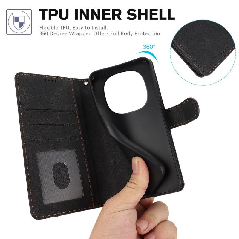 Lederhüllen Xiaomi Redmi Note 14 Pro 4g Wildlederoptik Mit Trageband