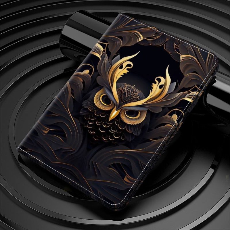 Case Samsung Galaxy Tab S10 Ultra Goldene Eule