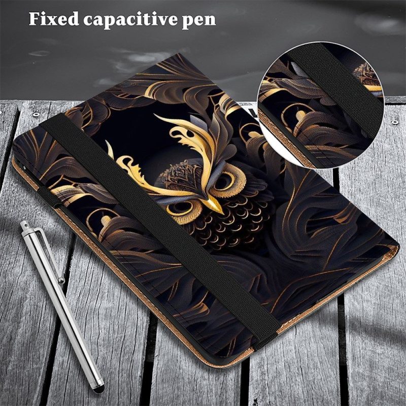 Case Samsung Galaxy Tab S10 Ultra Goldene Eule