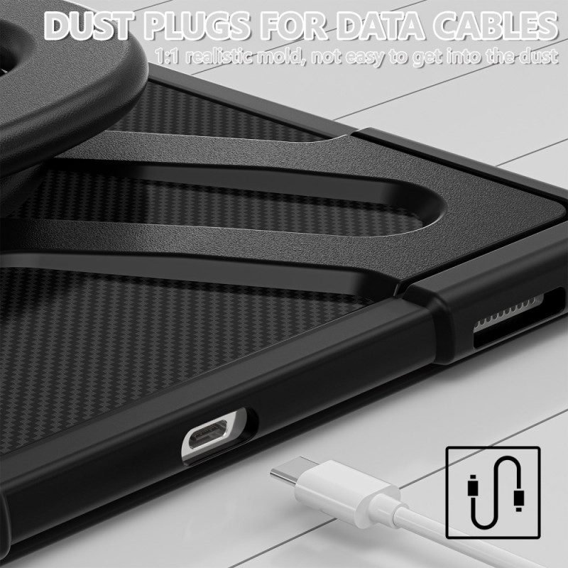 Hülle Für Samsung Galaxy Tab S10 Ultra X910 Ständer Und Griff