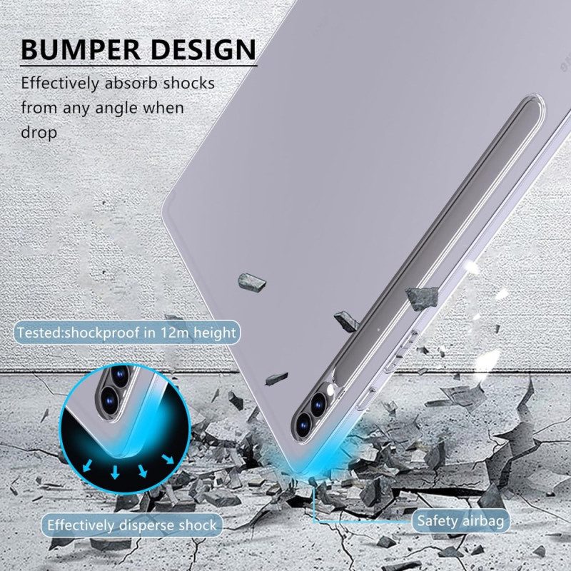 Hülle Samsung Galaxy Tab S10 Ultra Handyhülle Transparent