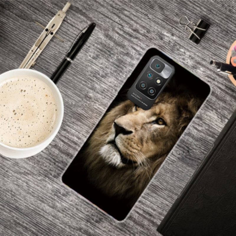 Handyhülle Für Xiaomi Redmi 10 Löwenkopf