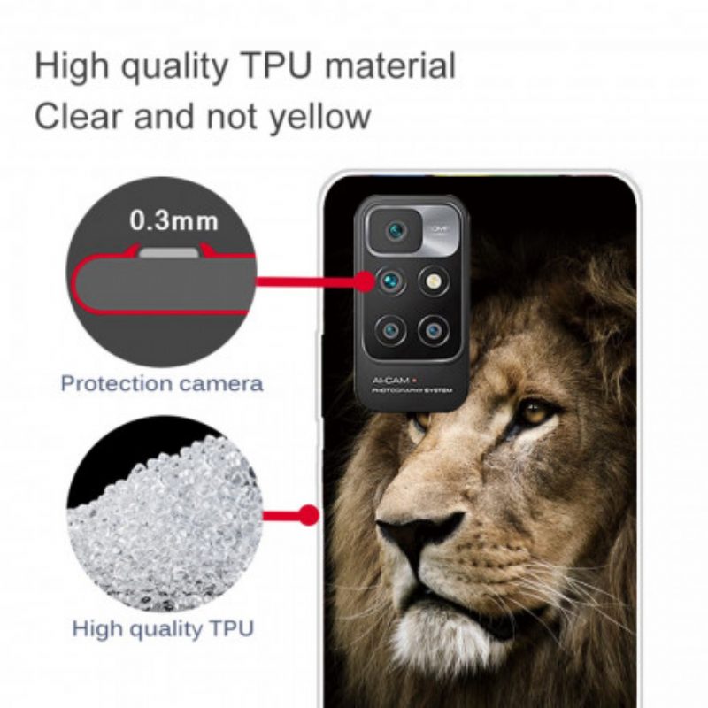 Handyhülle Für Xiaomi Redmi 10 Löwenkopf