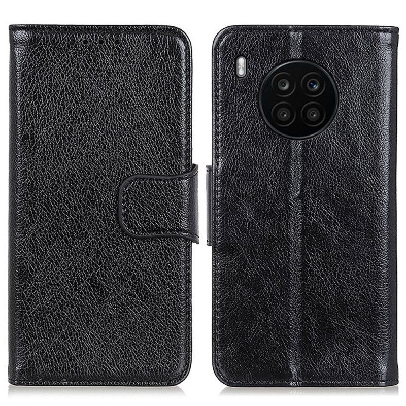 Flip Case Für Honor 50 Lite Gespaltenes Nappaleder