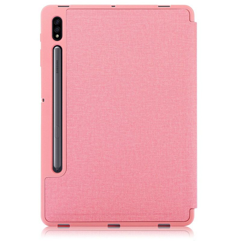 Schutzhülle Für Samsung Galaxy Tab S7 FE Origami-stoffstruktur