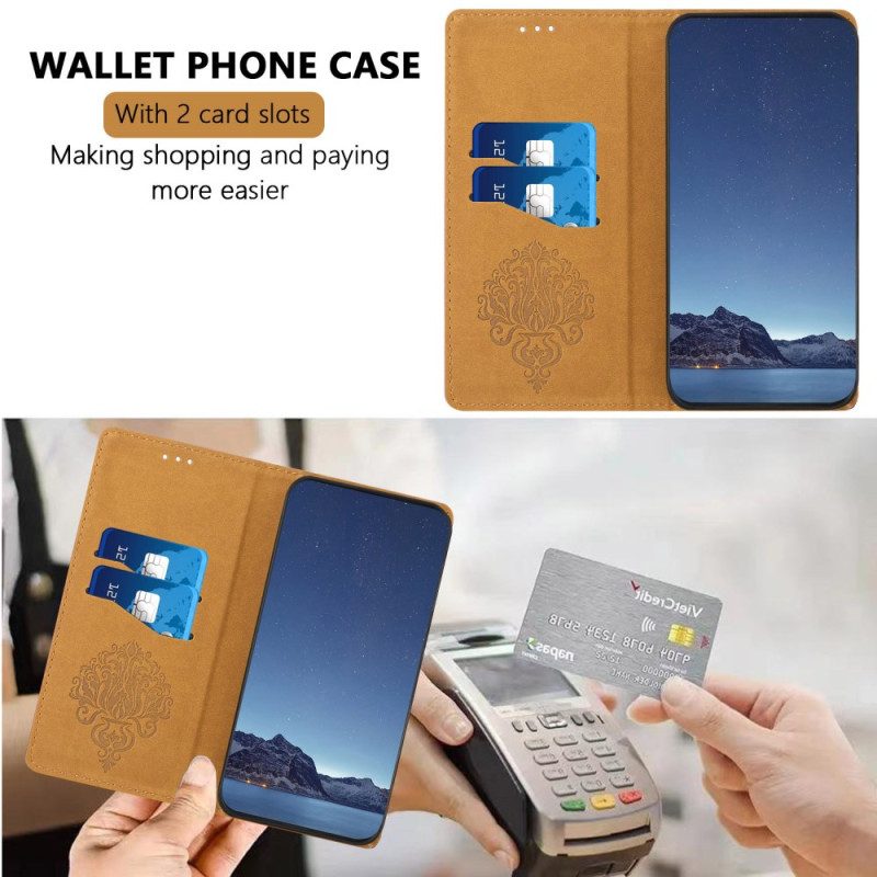 Flip Case Realme 14 Pro 5g Gittermuster