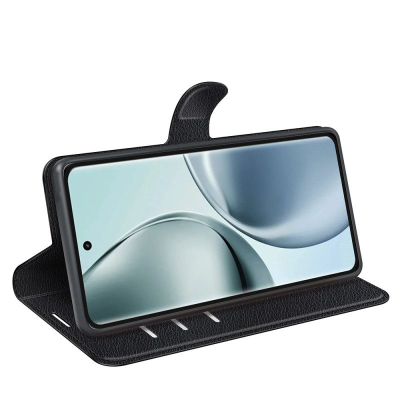 Lederhüllen Für Realme 14 Pro 5g Klassisches Litschi-kunstleder