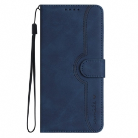 Lederhüllen Für Realme 14 Pro 5g Lächelndes Herz