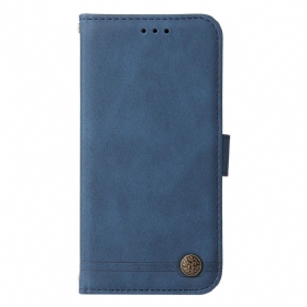 Lederhüllen Für Realme 14 Pro 5g Wildlederoptik Mit Nieten