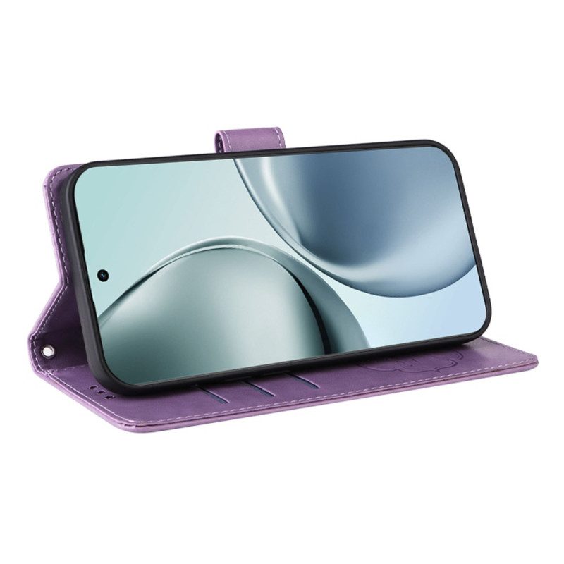 Lederhüllen Realme 14 Pro 5g Blumen Und Schmetterlinge