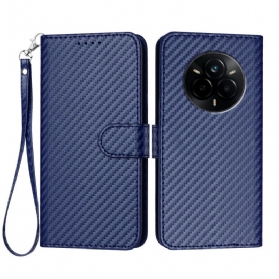 Lederhüllen Realme 14 Pro 5g Carbonfaser