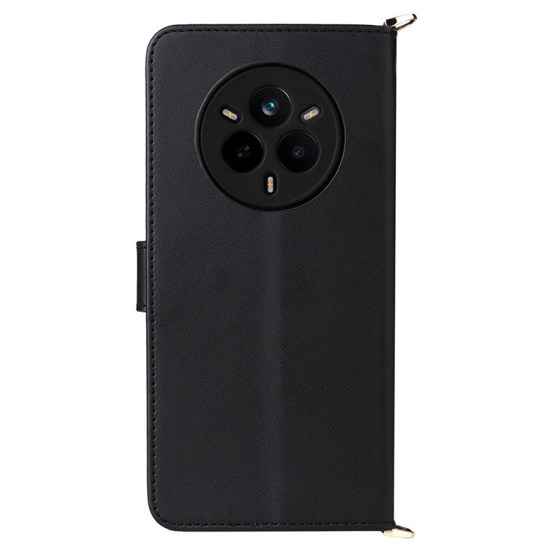 Lederhüllen Realme 14 Pro 5g Handyhülle Premium-version Mit Schultergurt