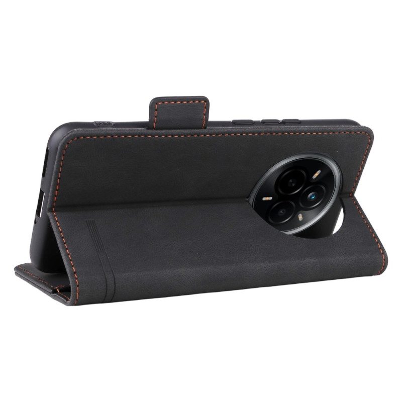 Lederhüllen Realme 14 Pro 5g Handyhülle Retro-wildlederoptik