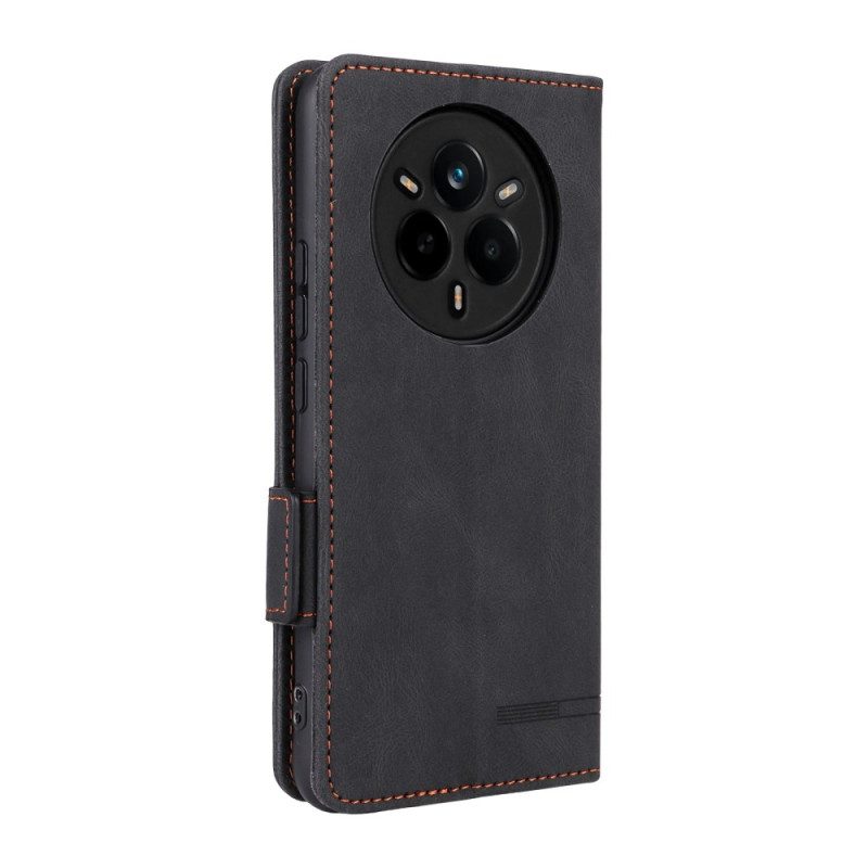 Lederhüllen Realme 14 Pro 5g Handyhülle Retro-wildlederoptik