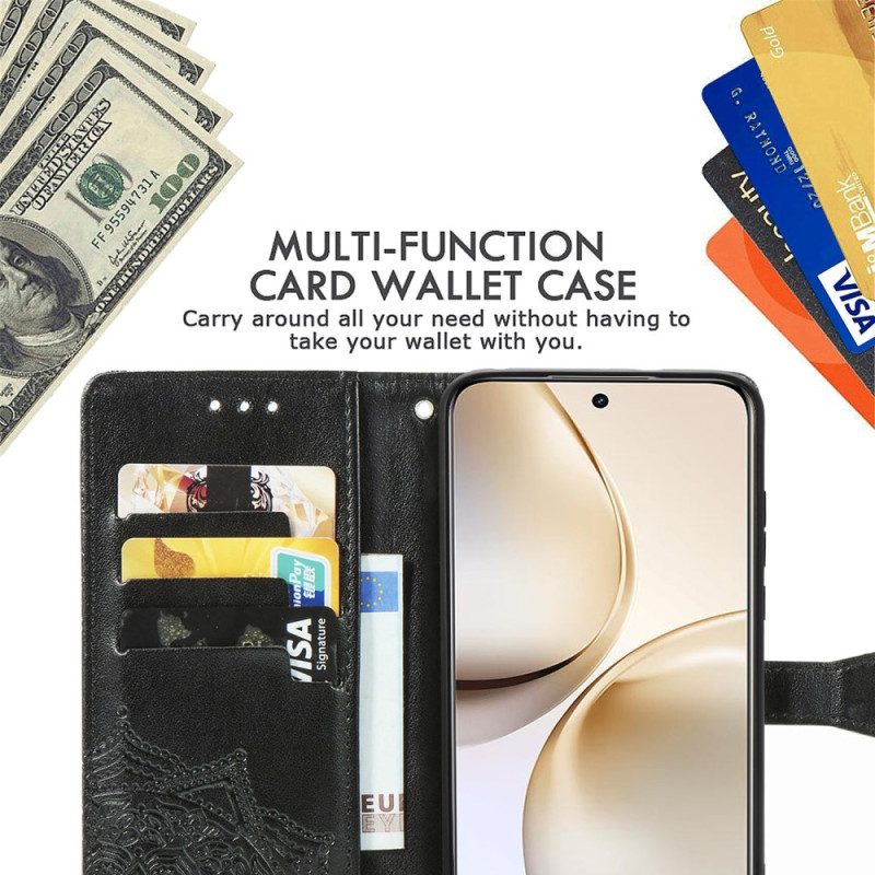 Lederhüllen Realme 14 Pro 5g Sonnenmandala