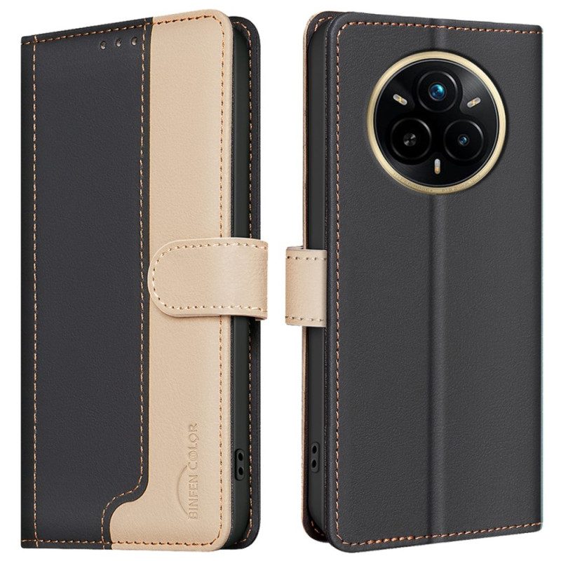 Lederhüllen Realme 14 Pro 5g Zweifarbig