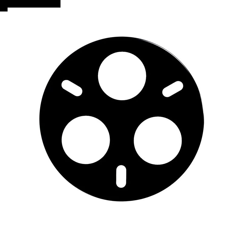 Linsenschutz Aus Gehärtetem Glas Für Realme 14 Pro 5g (schwarze Version)