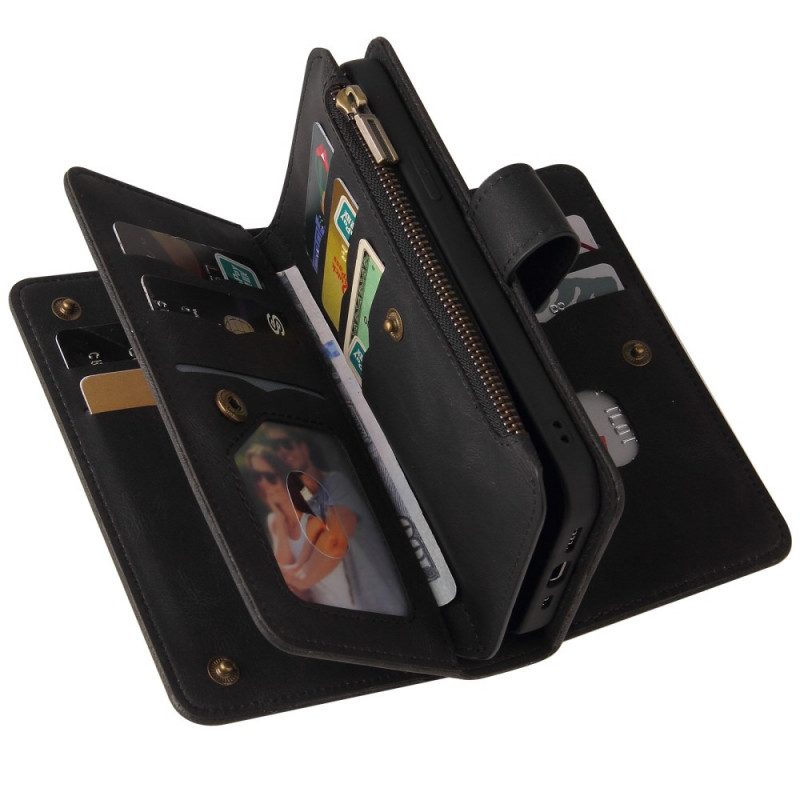 Flip Case Für Samsung Galaxy M52 5G Mit Kordel Geldbörse Mit Schlüsselband