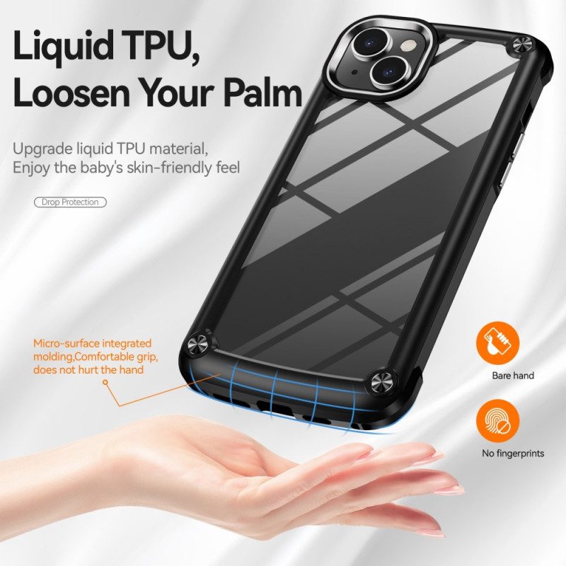 Handyhülle Für iPhone 14 Transparente Aluminiumlegierung