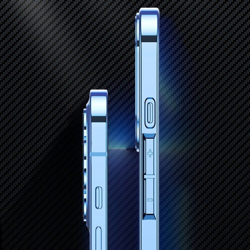 Hülle Für iPhone 14 Kunstleder-carbonfaser-textur
