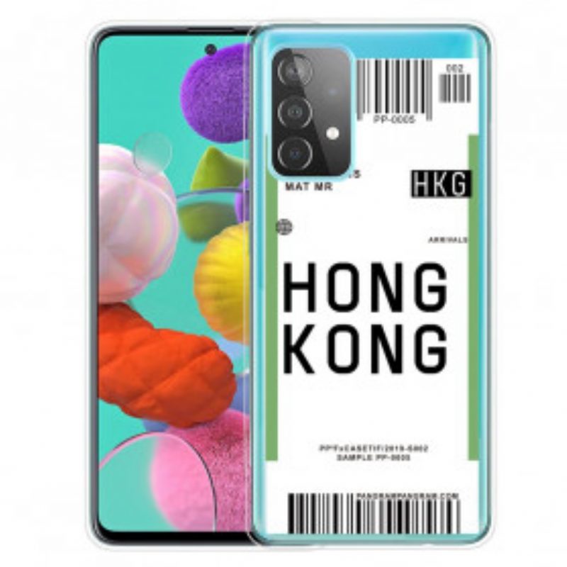 Handyhülle Für Samsung Galaxy A32 5G Bordkarte Nach Hongkong