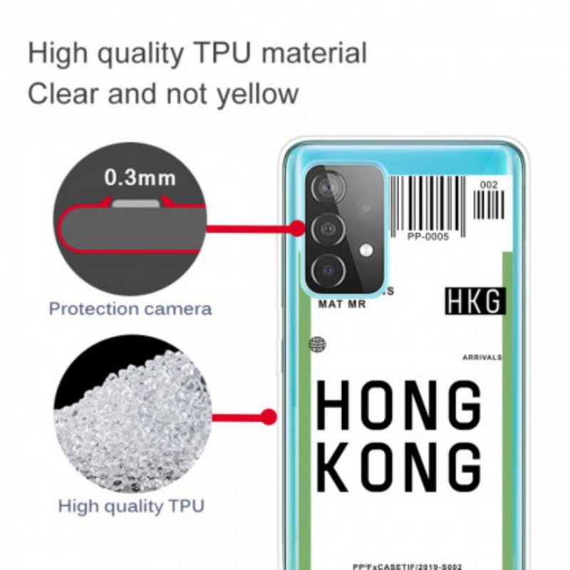 Handyhülle Für Samsung Galaxy A32 5G Bordkarte Nach Hongkong