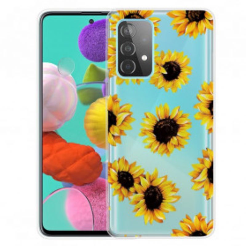 Handyhülle Für Samsung Galaxy A32 5G Sonnenblumen