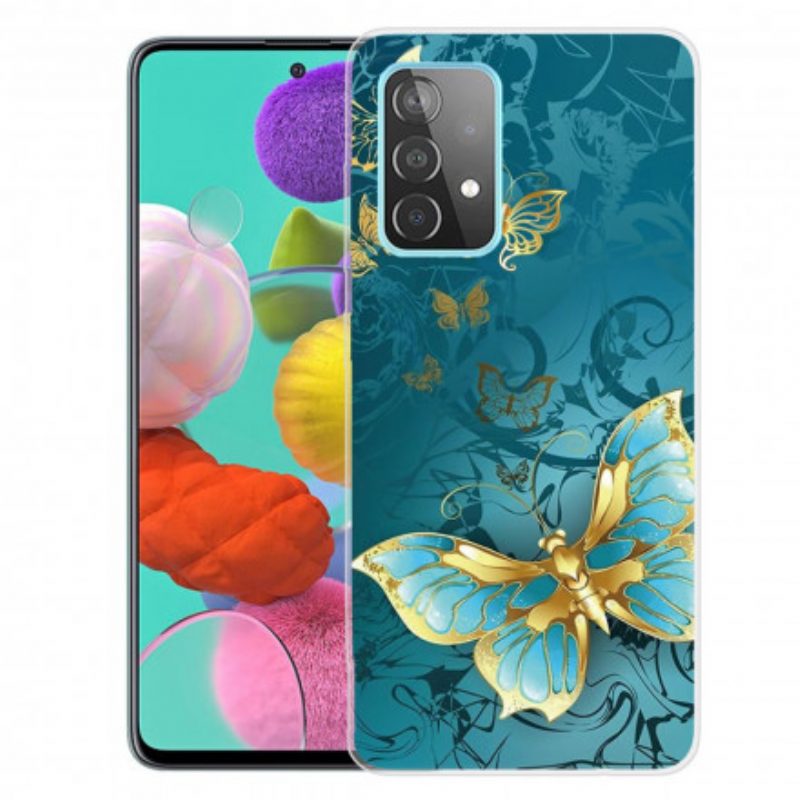Hülle Für Samsung Galaxy A32 5G Flexible Schmetterlinge