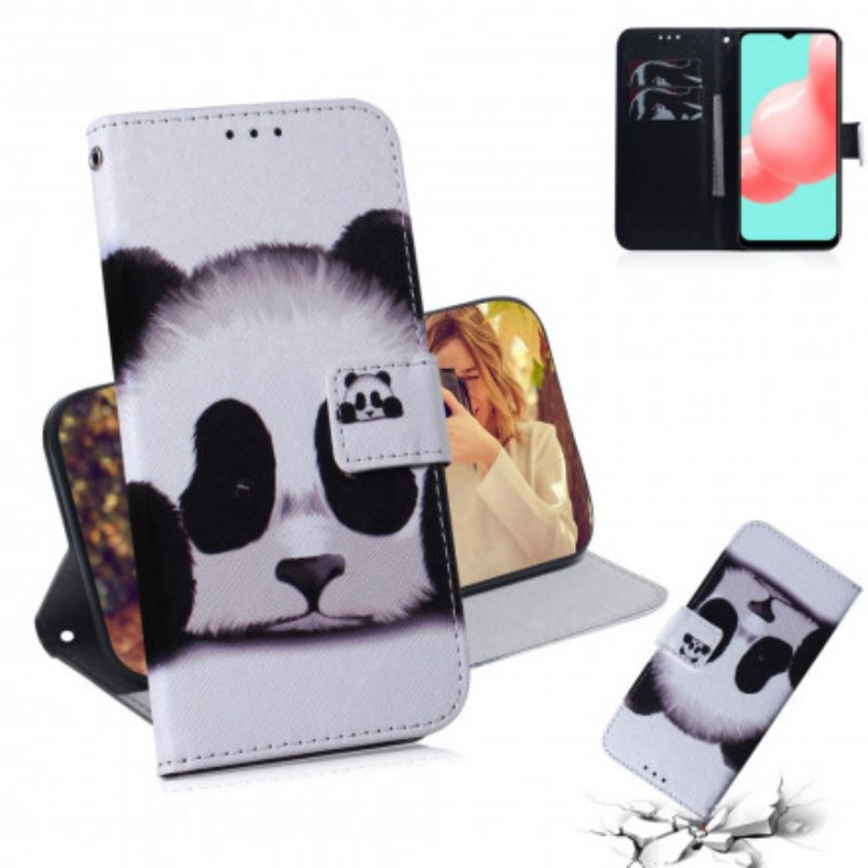 Lederhüllen Für Samsung Galaxy A32 5G Panda-gesicht