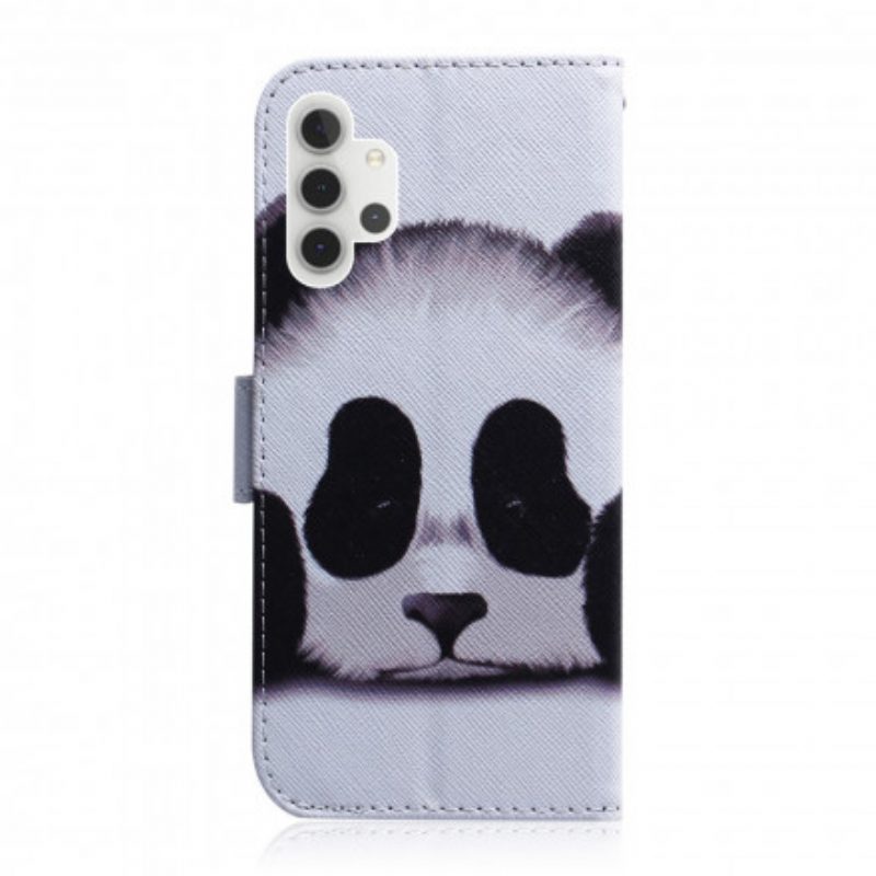 Lederhüllen Für Samsung Galaxy A32 5G Panda-gesicht