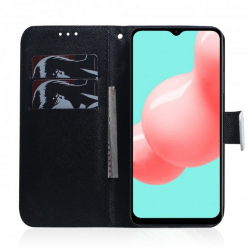 Lederhüllen Für Samsung Galaxy A32 5G Panda-gesicht