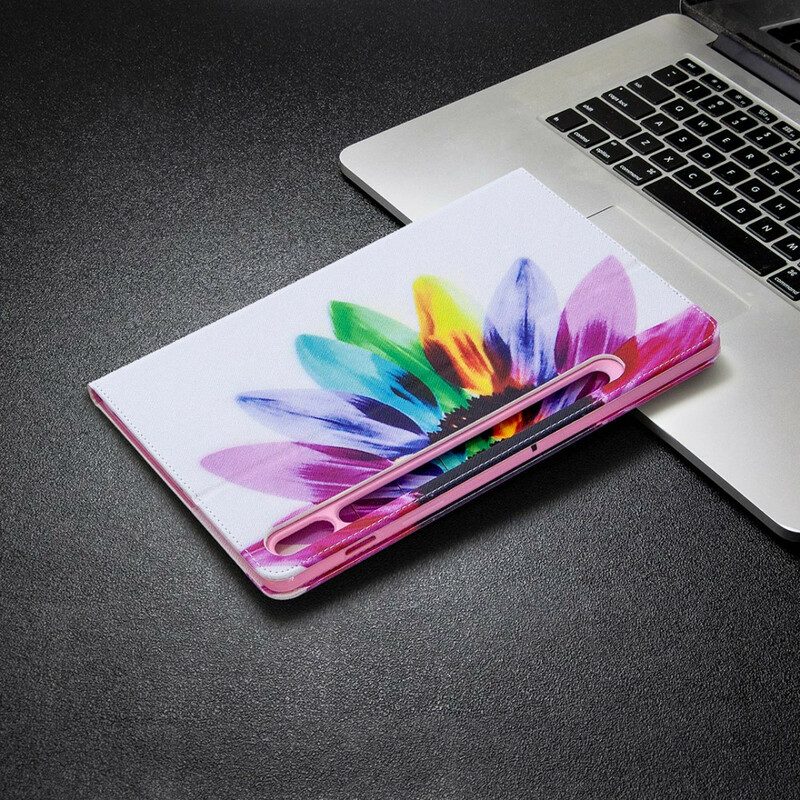 Case Für Samsung Galaxy Tab S8 / Tab S7 Aquarellblume