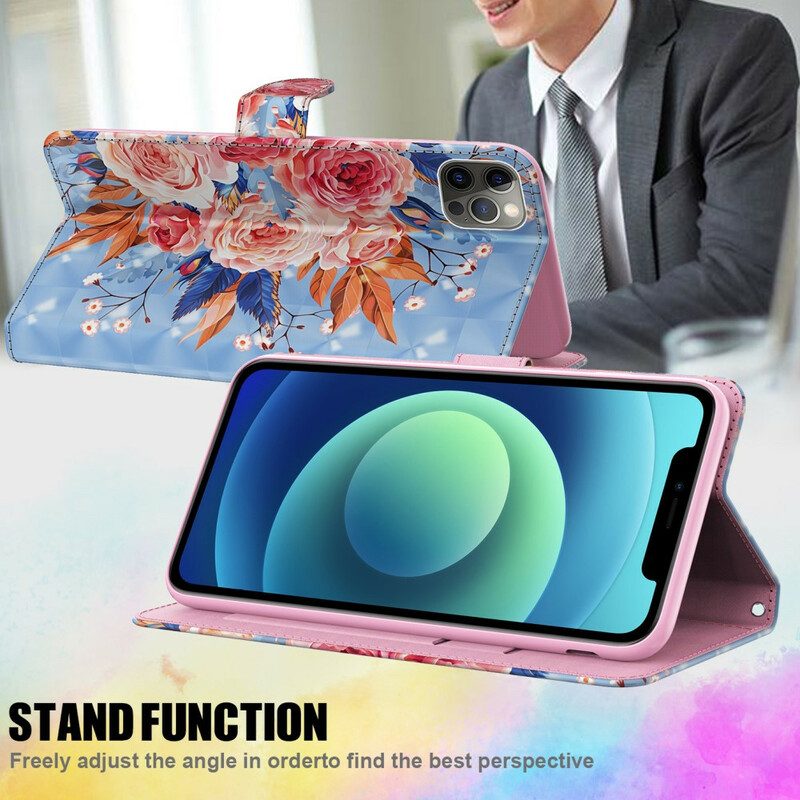 Lederhüllen Für Samsung Galaxy M12 / A12 Romantischer Lichtpunkt Mit Schlüsselband