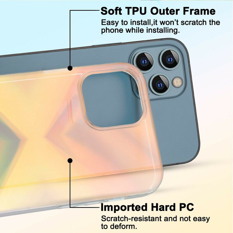 Handyhülle Für iPhone 12 / 12 Pro Kingxbar-dreiecke
