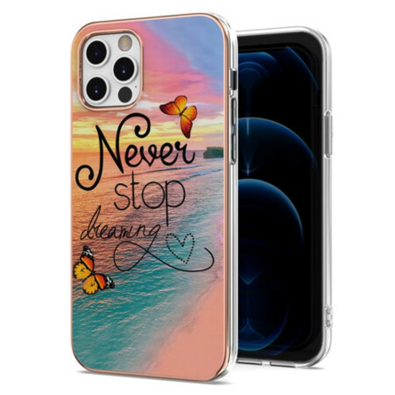 Hülle Für iPhone 12 / 12 Pro Träume Niemals Von Schmetterlingen
