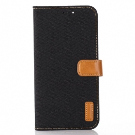Lederhüllen Für iPhone 12 / 12 Pro Klassische Jeans