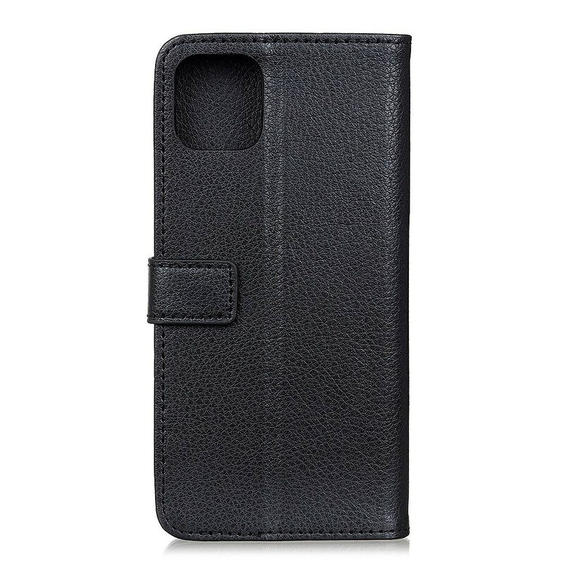 Lederhüllen Für iPhone 12 / 12 Pro Premium-litschi-textur