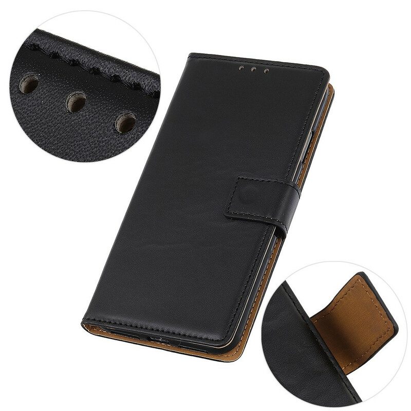 Lederhüllen Für iPhone 12 / 12 Pro Schlichtes Kunstleder
