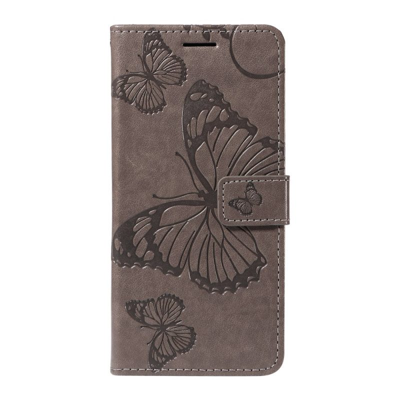 Lederhüllen Oppo Reno 13 Pro 5g Handyhülle Riesenschmetterlinge