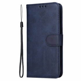 Lederhüllen Oppo Reno 13 Pro 5g Handyhülle Schlichter Kunstledergurt