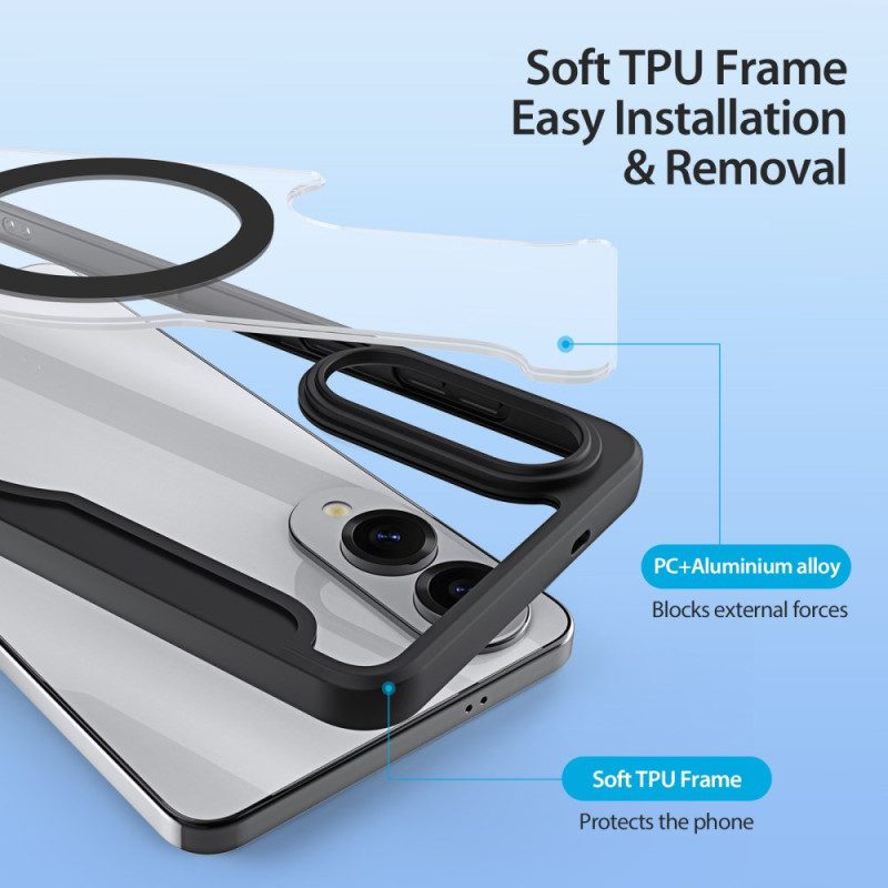 Flip Case Für Samsung Galaxy S25 5g Edge Dux Ducis Pro Series Skin X