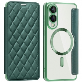 Flip Case Für Samsung Galaxy S25 5g Edge Gesteppt Magsafe-kompatibel