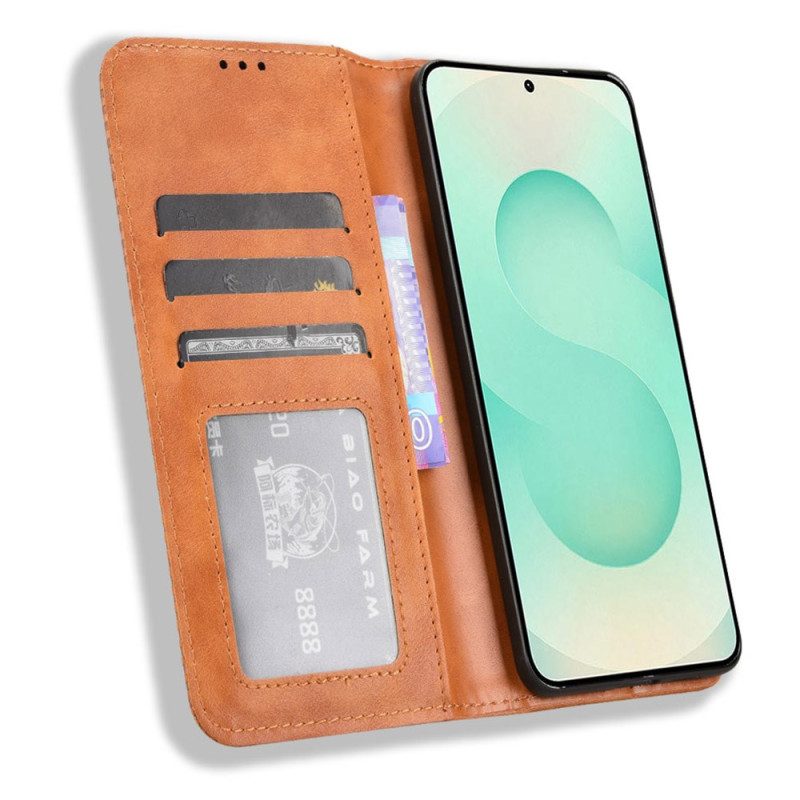 Flip Case Für Samsung Galaxy S25 5g Edge Vintage-friese