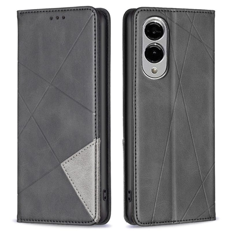 Flip Case Samsung Galaxy S25 5g Edge Geometrisches Muster